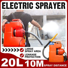 Load image into Gallery viewer, 20L 2200W Electric ULV Fogger Sprayer Mosquito Killer Disinfection Machine Insecticide Atomizer 10M/20M Fight Drugs Sprayer
