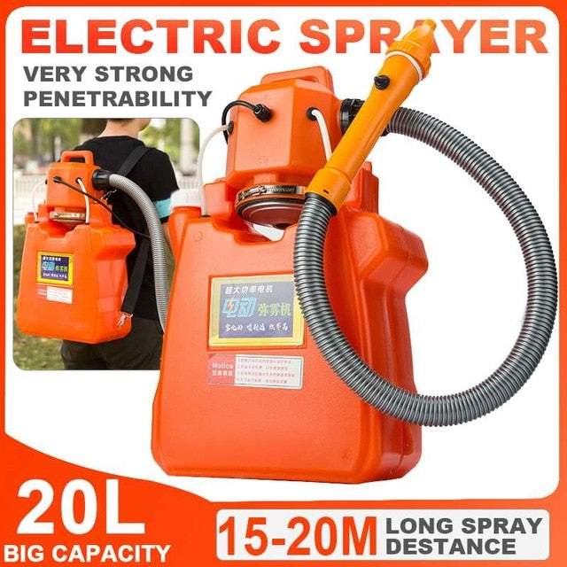 20L 2200W Electric ULV Fogger Sprayer Mosquito Killer Disinfection Machine Insecticide Atomizer 10M/20M Fight Drugs Sprayer